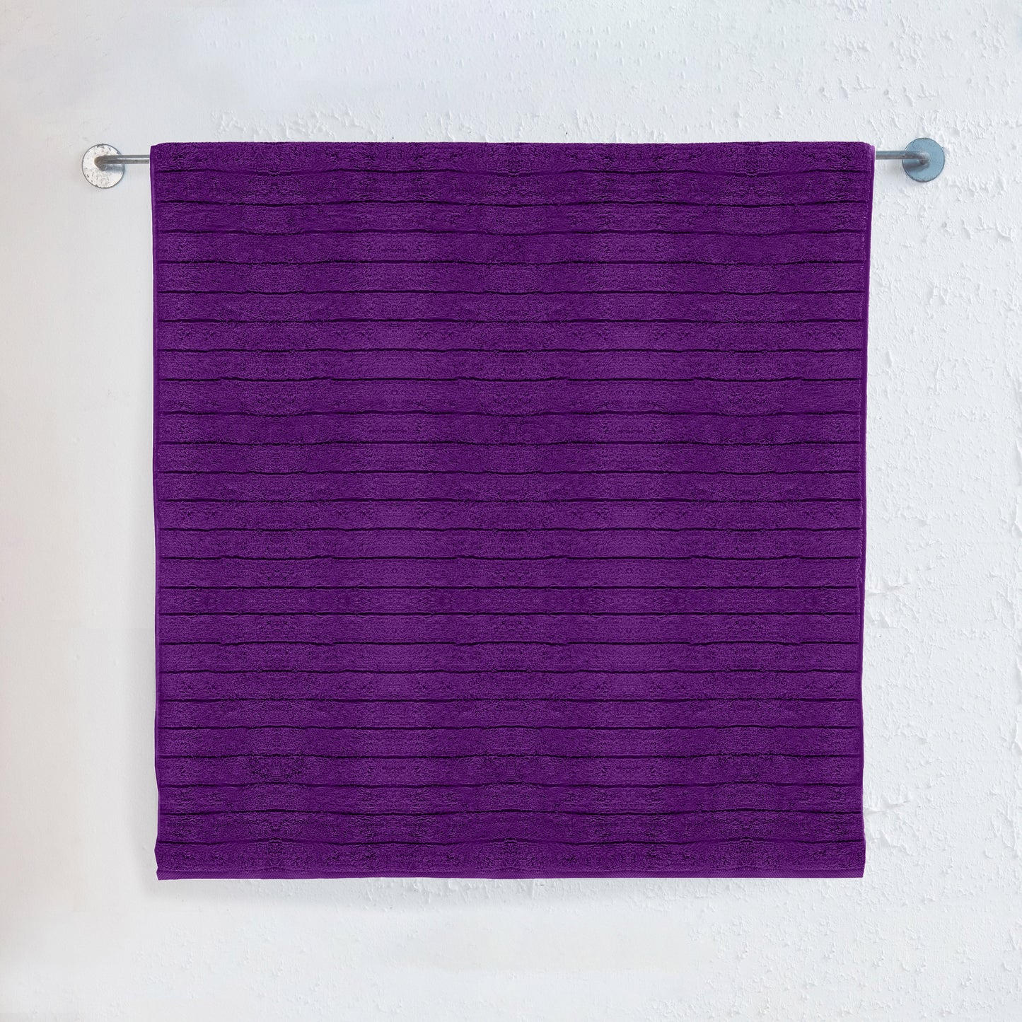 Mocassi 1-Piece Premium Turkish Cotton Corduroy Stripe Jumbo Towel, 35x 70 inch