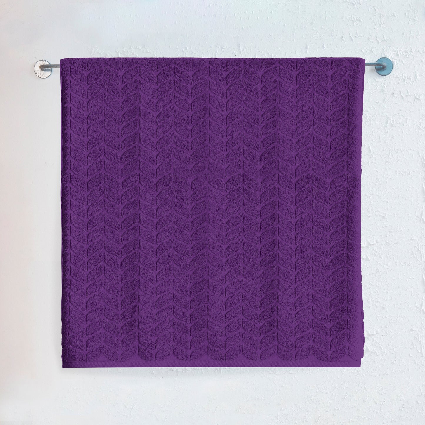 Mocassi 1-Piece Premium Turkish Cotton Braided Jumbo Towel, 35x 70 inch