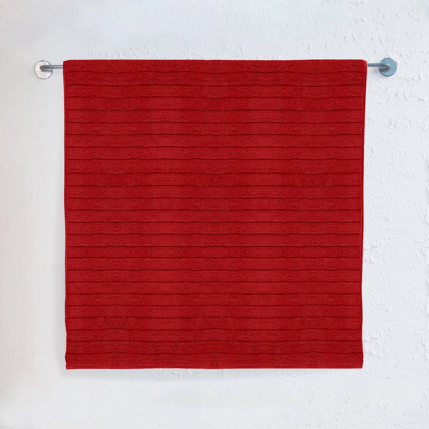 Mocassi 1-Piece Premium Turkish Cotton Corduroy Stripe Jumbo Towel, 35x 70 inch