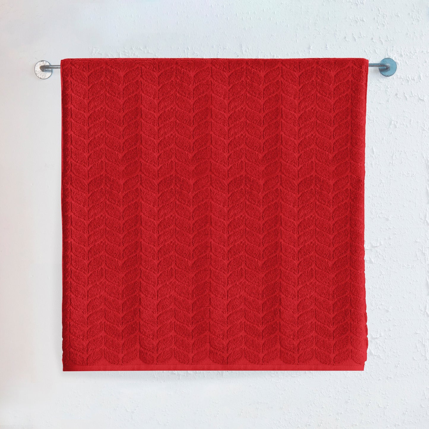 Mocassi 1-Piece Premium Turkish Cotton Braided Jumbo Towel, 35x 70 inch