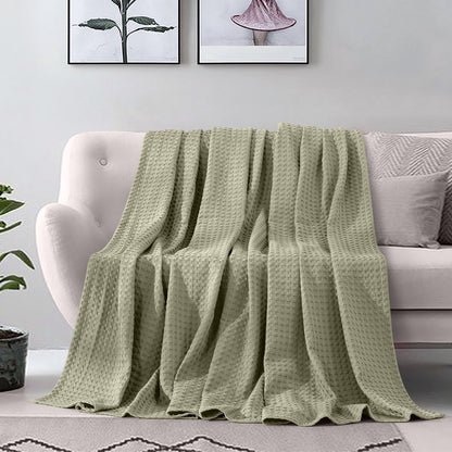 Mocassi Cotton Waffle Blanket