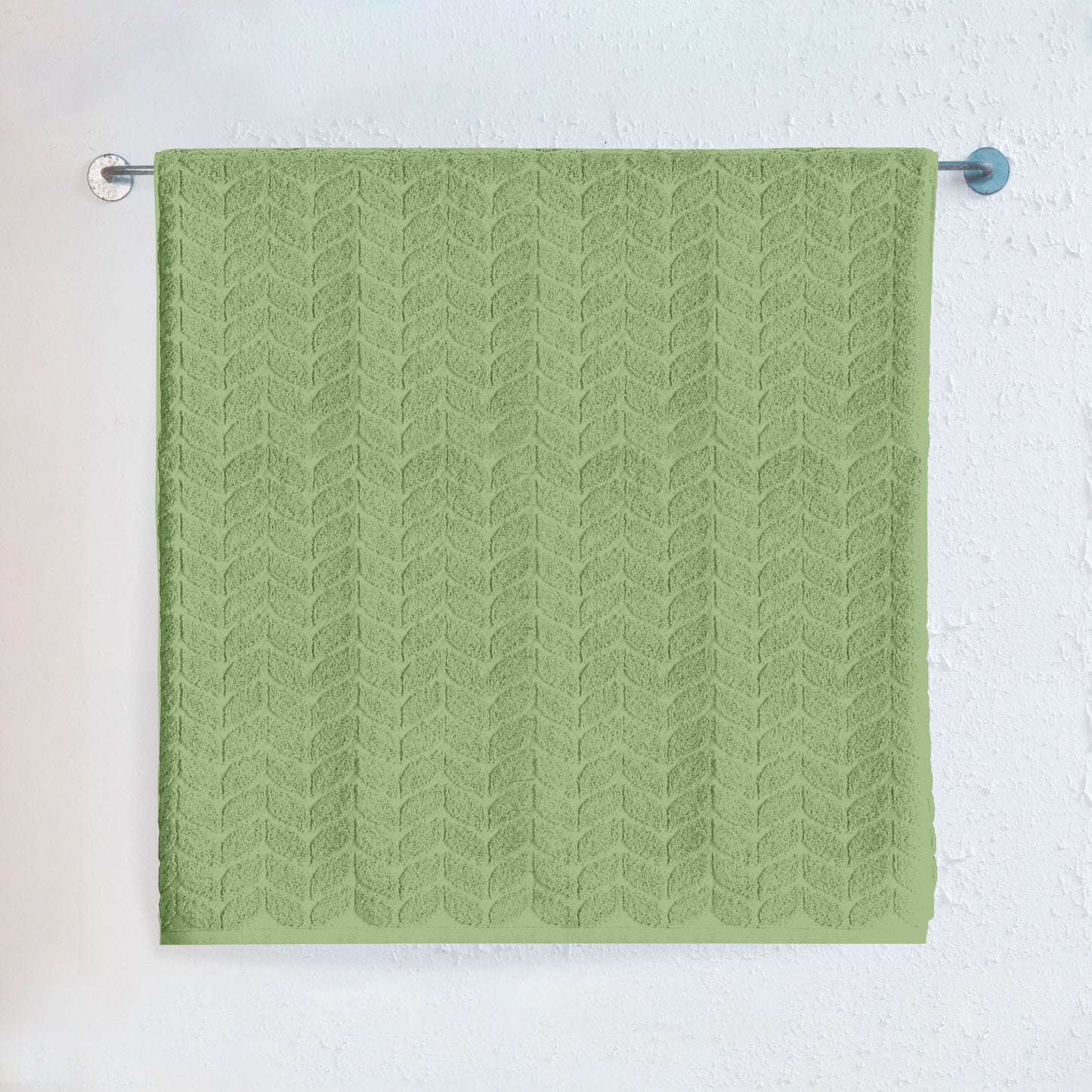 Mocassi 1-Piece Premium Turkish Cotton Braided Jumbo Towel, 35x 70 inch