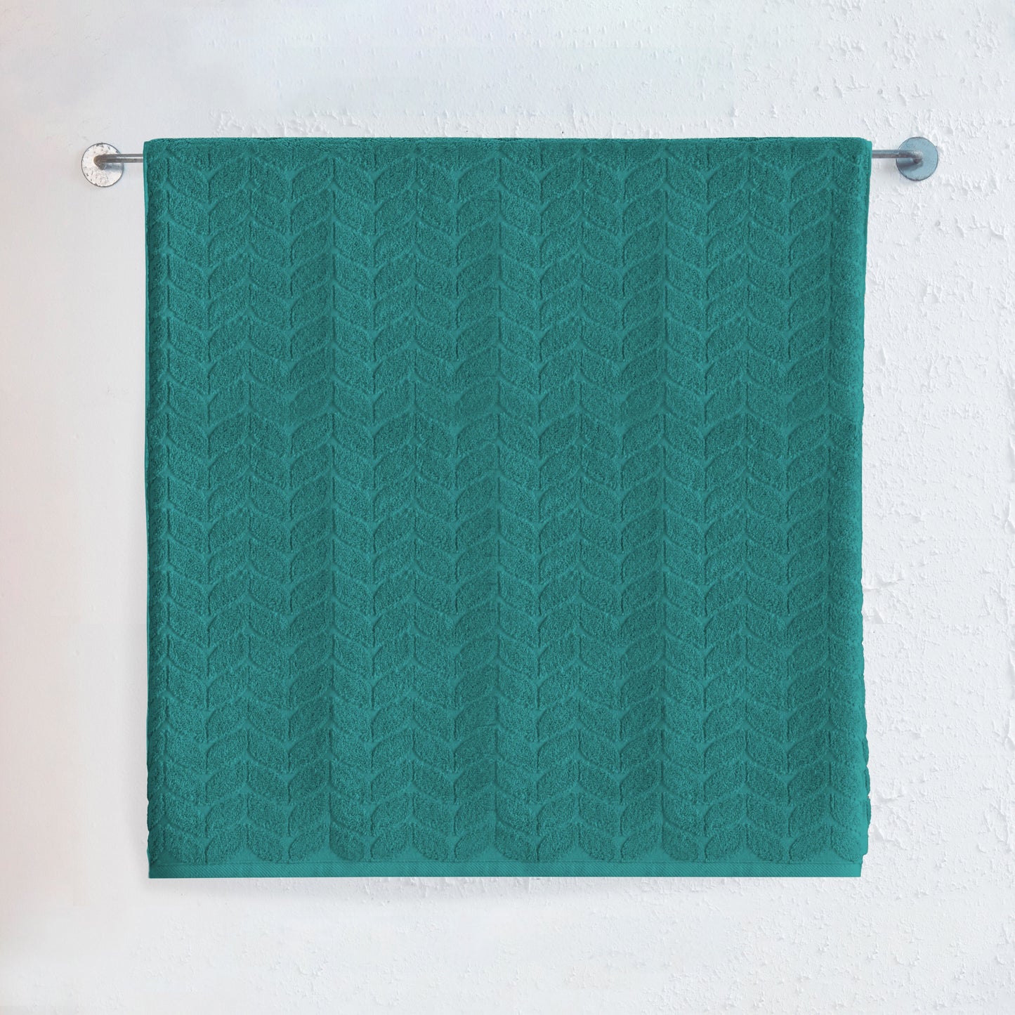 Mocassi 1-Piece Premium Turkish Cotton Braided Jumbo Towel, 35x 70 inch