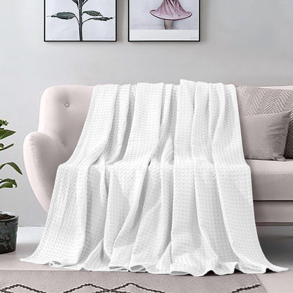 Mocassi Cotton Waffle Blanket