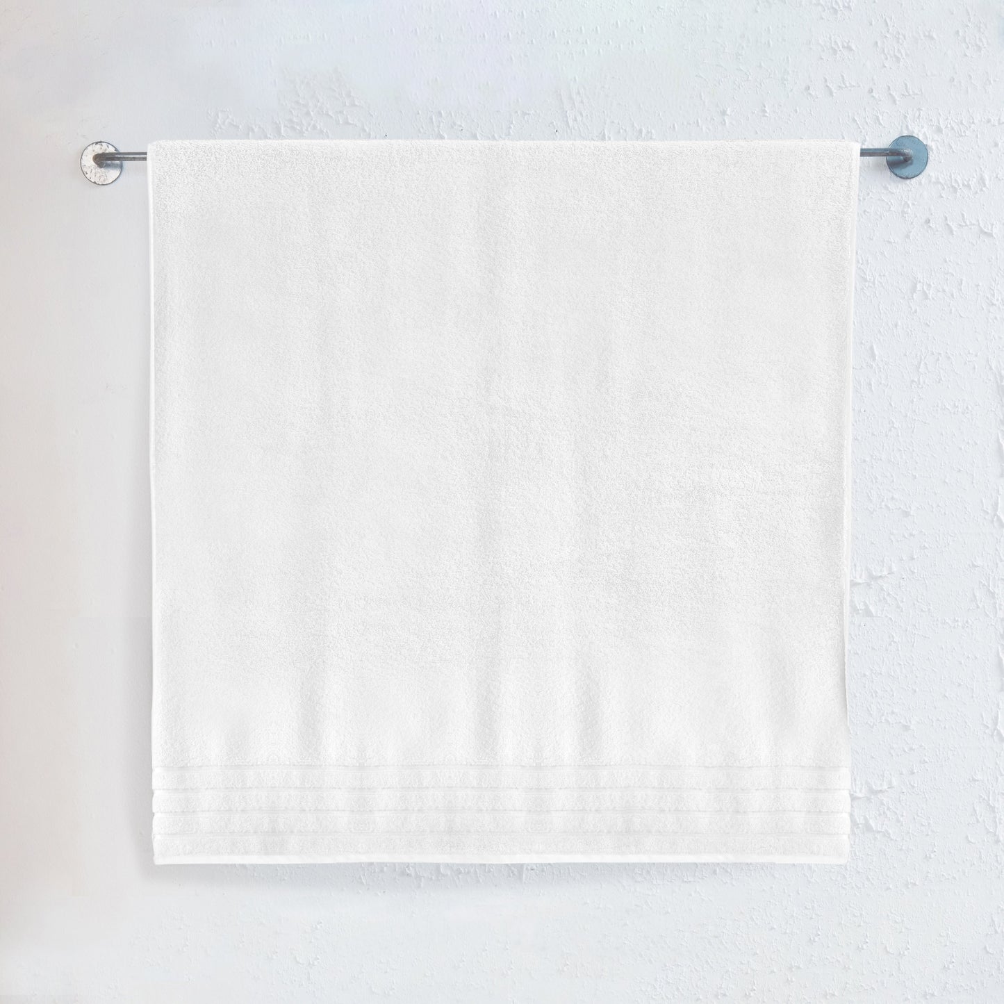 Mocassi 1-Piece Premium Turkish Cotton 4 Lines Stripe Jumbo Towel, 35x 70 inch