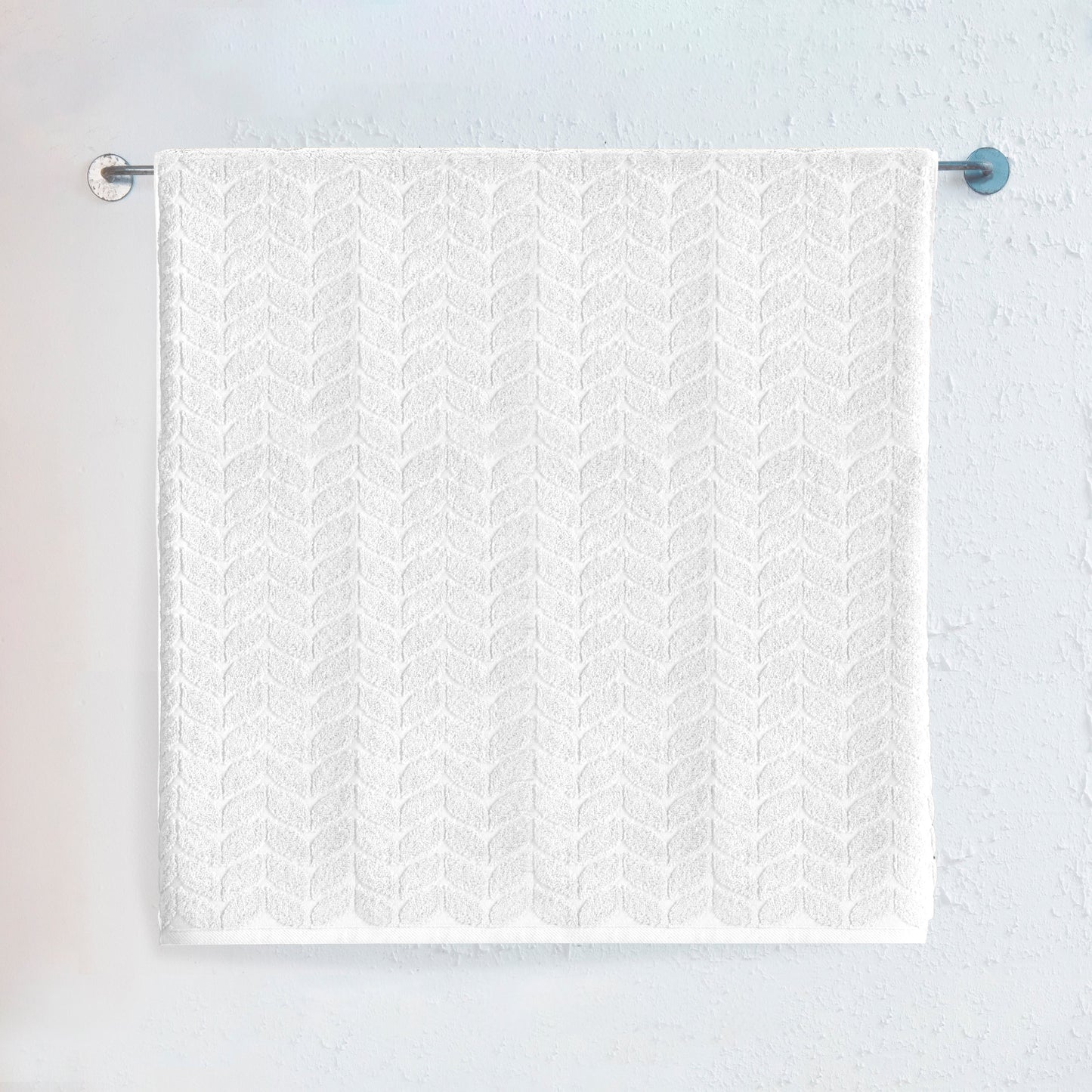 Mocassi 1-Piece Premium Turkish Cotton Braided Jumbo Towel, 35x 70 inch