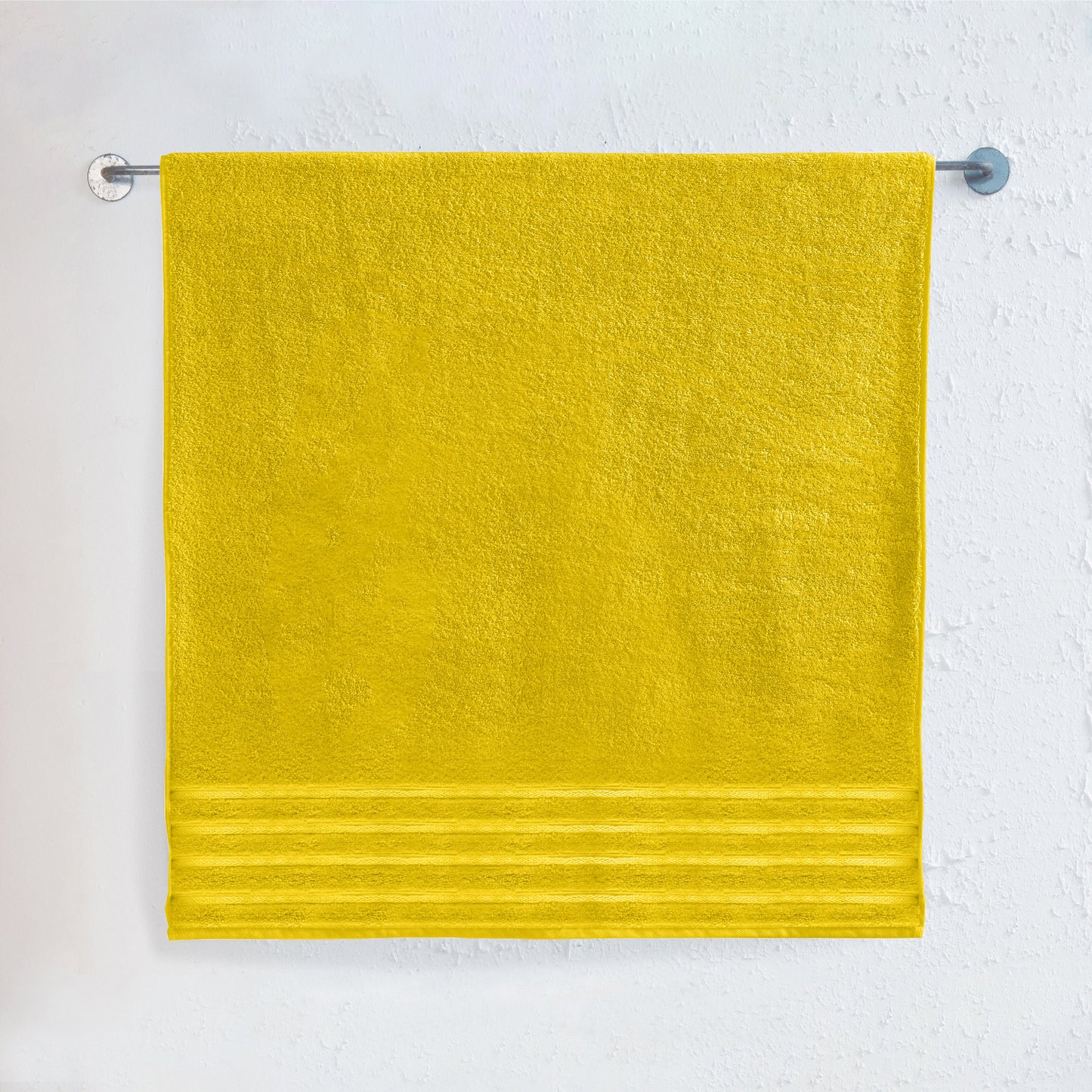 Mocassi 1-Piece Premium Turkish Cotton 4 Lines Stripe Jumbo Towel, 35x 70 inch