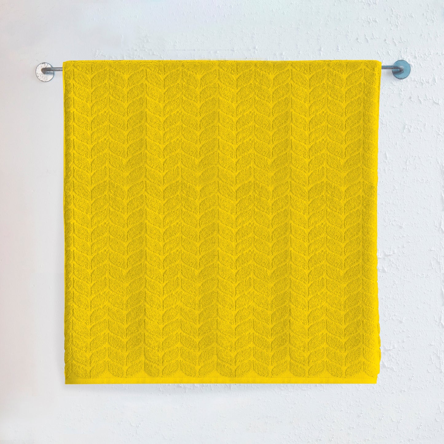 Mocassi 1-Piece Premium Turkish Cotton Braided Jumbo Towel, 35x 70 inch