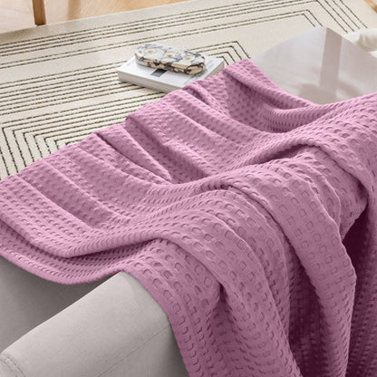 Mocassi Cotton Waffle Blanket