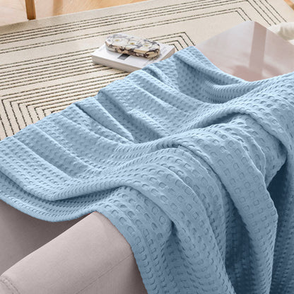 Mocassi Cotton Waffle Blanket