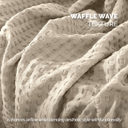 Mocassi Cotton Waffle Blanket