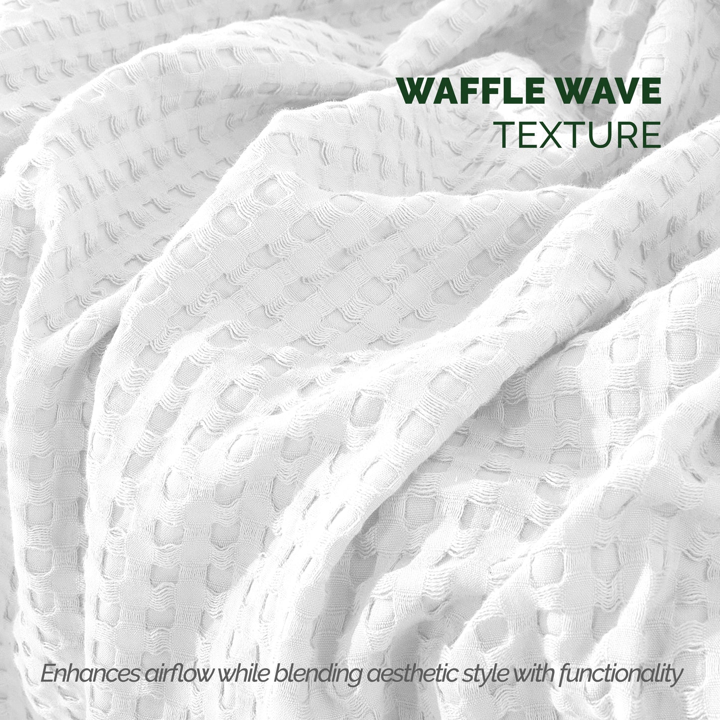 Mocassi Cotton Waffle Blanket