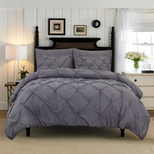 Load image into Gallery viewer, 3-Piece  Pintuck Duvet Cover 1500 Series  Luxurious
