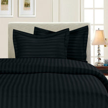 Load image into Gallery viewer, 1500 Series Luxurious  3-Piece Stripe Duvet  Cover Set
