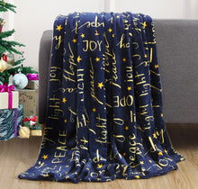 Load image into Gallery viewer, Holiday Throw - Velvet Touch Printed Fleece  50 x 60inch.
