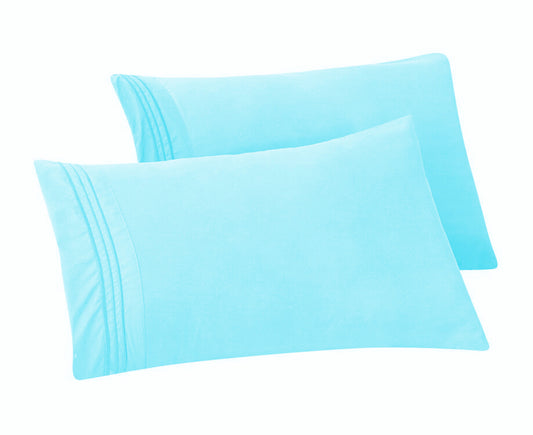 Mocassi 1500 Series 2-Piece 3 Line Pillowcase  Set