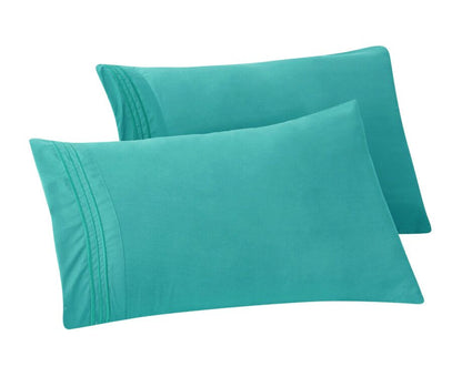 Mocassi 1500 Series 2-Piece 3 Line Pillowcase  Set